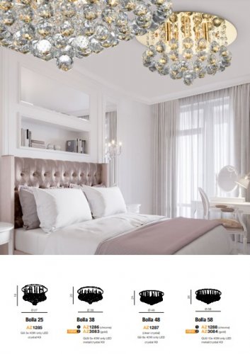 Люстра Azzardo AZ3083 Bolla 38 (gold)