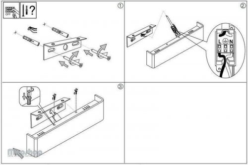 Бра Ideal Lux BRIGHT AP132 (131962) (94026)