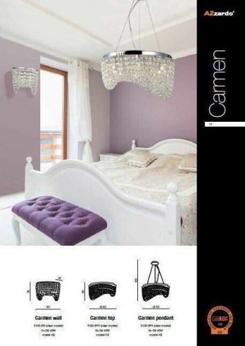 Люстра Azzardo AZ1284 Carmen/top (5102-6PX-CL) (15341)