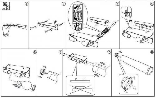 Світильник настінний Ideal Lux CAMERINO AP2 (027081) (41854) 