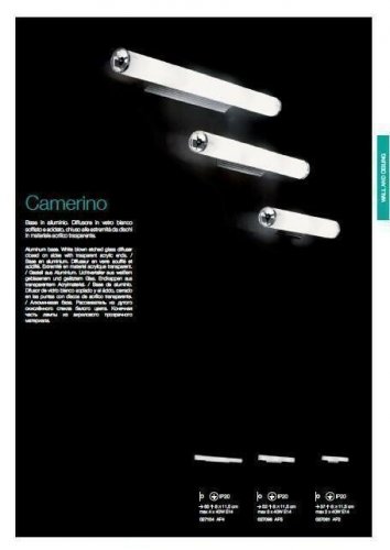 Світильник настінний Ideal Lux CAMERINO AP2 (027081) (41854) 