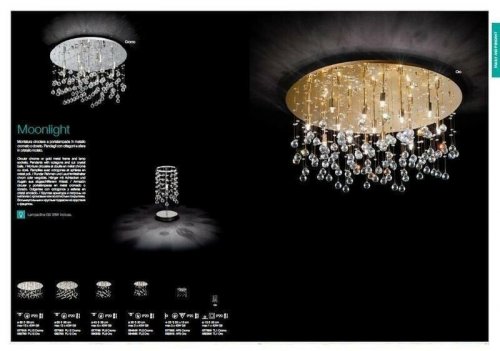 Люстра Ideal Lux MOONLIGHT PL5 ORO (094663) (81282)