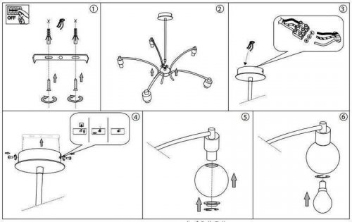 Люстра Ideal Lux TOKYO SP5 (068459) (56419)