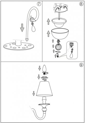Люстра Ideal Lux ROMANTIK SP6 (174945) (23242)