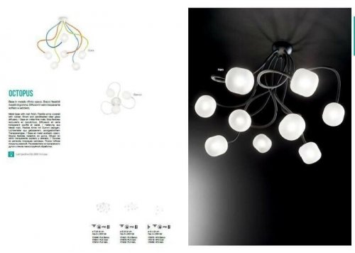 Люстра Ideal Lux OCTOPUS PL6 BIANCO (174921) (13028)