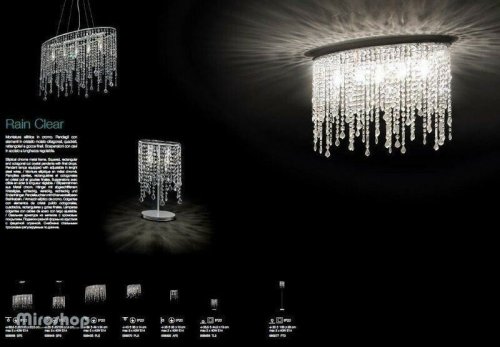 Люстра Ideal Lux RAIN CLEAR PL5 (008455)