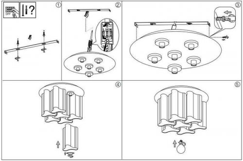 Люстра Ideal Lux COMPO PL6 FUME (172828) (13199)