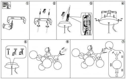Люстра  Ideal  Lux  NODI  BIANCO  SP9  (082059)  (67535)