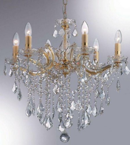 Люстра Ideal Lux FLORIAN SP6 ORO (035635) (41821)