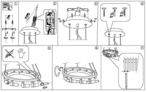 Люстра Ideal Lux QUASAR SP10 (059570) (48862)