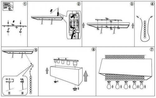Люстра Ideal Lux PHOENIX SP5 BIANCO (099101) (81327)