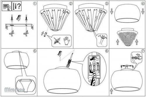 Люстра Ideal Lux AUDI-61 PL6 (133898) (94276) 