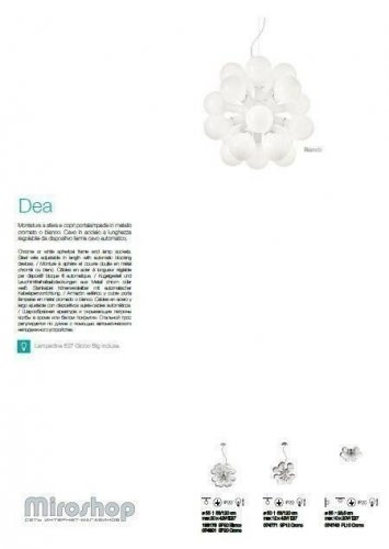 Люстра Ideal Lux DEA PL10 CROMO (074740)