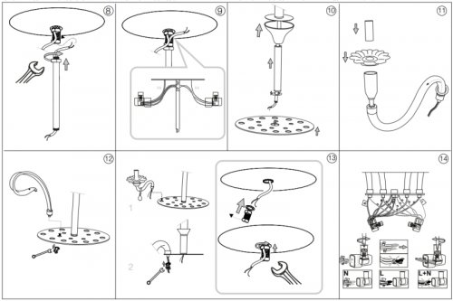 Люстра Ideal Lux COLOSSAL SP30 GRIGIO (183077) 
