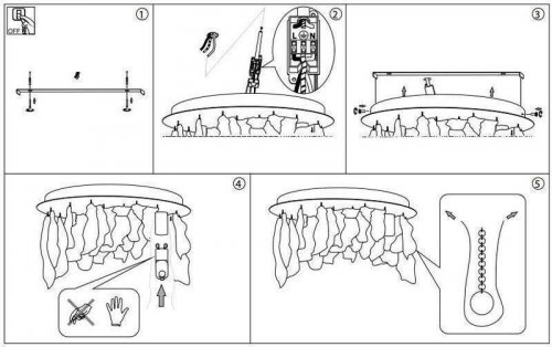 Люстра Ideal Lux BIJOUX PL3 (089461) (67421)