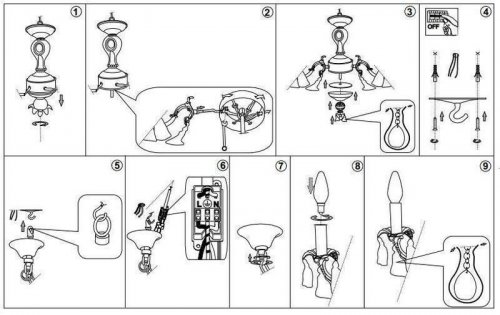 Люстра Ideal Lux IMPERO SP8 (014395) (81242)