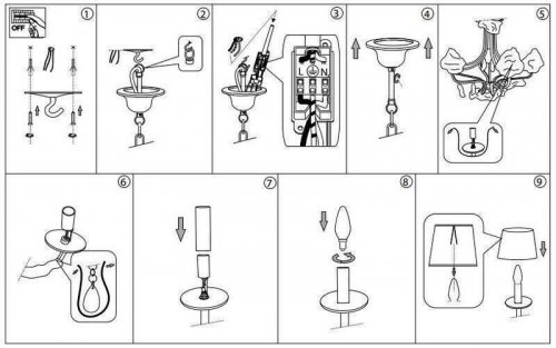 Люстра Ideal Lux VIOLETTE SP6 (015439) (49069)