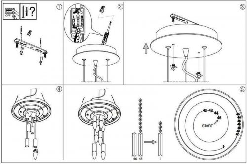 Люстра Ideal Lux CARLTON SP8 (117737) (13121)