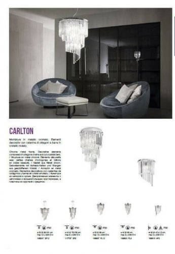 Люстра Ideal Lux CARLTON SP8 (117737) (13121)