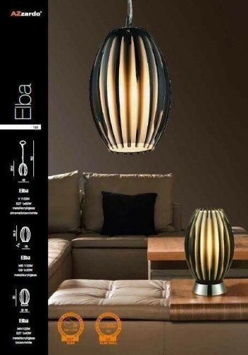 Настільна лампа Azzardo AZ0193 Elba table (MA1122M-BR-WH) (15790)