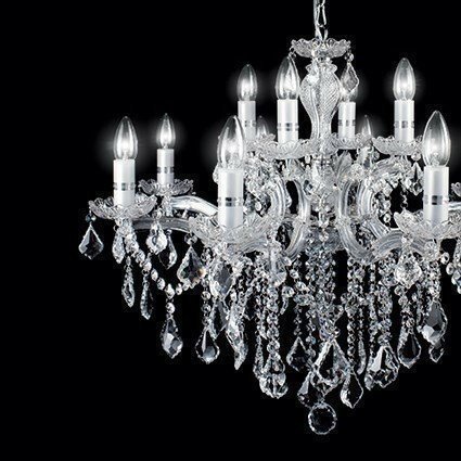 Люстра Ideal Lux FLORIAN SP12 CROMO (035604) (41820)