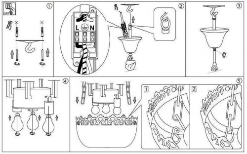 Люстра Ideal Lux HAREM SP9 (116006) (87898)