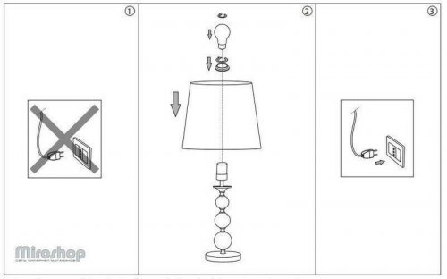 Настільна лампа Ideal Lux STEP TL1 SMALL BIANCO (026855) (48974)