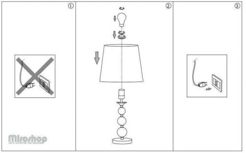 Настільна лампа Ideal Lux STEP TL1 BIG BIANCO (026862) (48972)