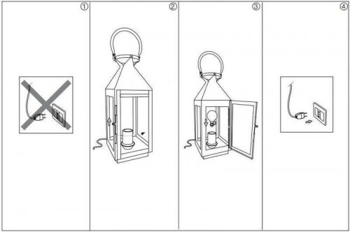 Настільна лампа Ideal Lux MERMAID TL1 BIG BIANCO ANTICO (166766) (13364)