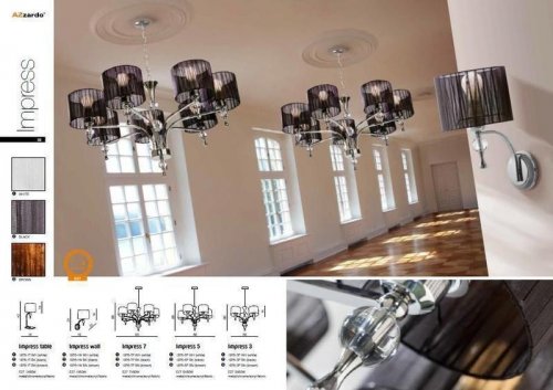 Настільна лампа Azzardo AZ1107 Impress table (white) (1976-1T-WH) (15463)