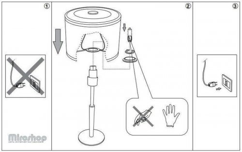 Настільна лампа Ideal Lux ISA TL1 (016559) (81248) 