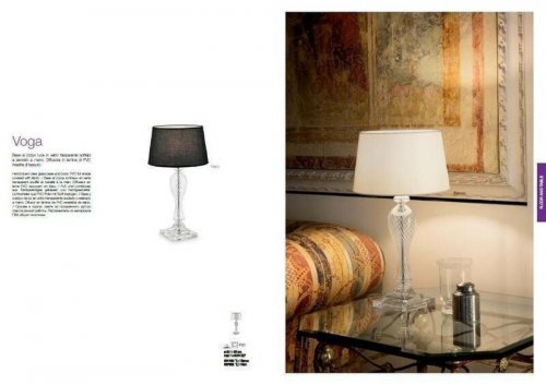 Настільна лампа Ideal Lux VOGA TL1 BIANCO (001180) (67591)