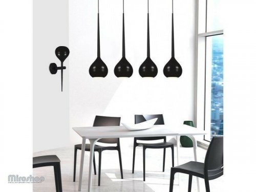 Бра Azzardo AZ1074 Aga wall (black/black) (MB1289-BK-BK) (15545)