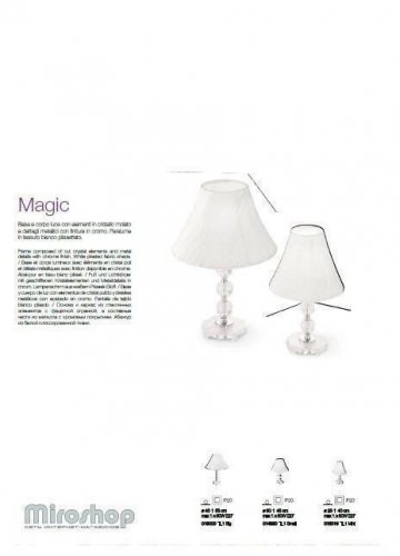 Настільна лампа Ideal Lux MAGIC TL1 SMALL (014920)