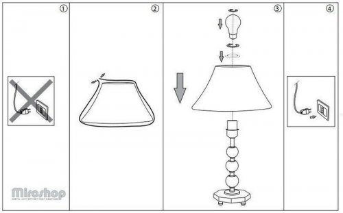 Настільна лампа Ideal Lux MAGIC TL1 SMALL (014920)