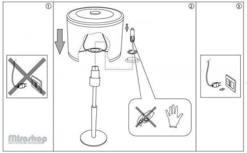Настільна лампа Ideal Lux HILTON TL1 (075525)