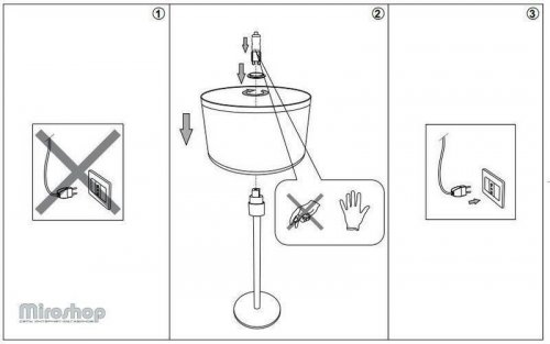 Настільна лампа Ideal Lux WOODY TL1 BIANCO (143187) (93971)