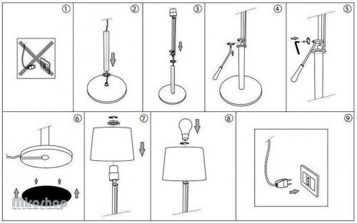 Настольная лампа Ideal Lux REGOL TL1 BIANCO (014616) (46197)