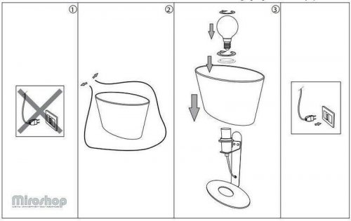 Настільна лампа Ideal Lux DESIREE TL1 SMALL (074870) (56235)