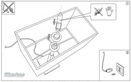 Настольная лампа Ideal Lux KRONPLATZ TL1 (110875) (88006)