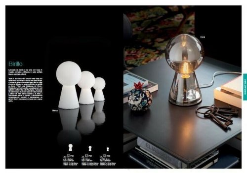 Настольная лампа Ideal Lux BIRILLO TL1 MEDIUM FUME (116587) (87985)