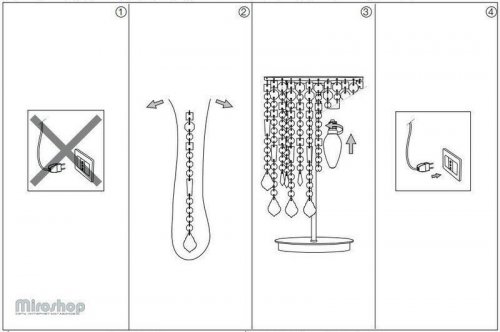 Настільна лампа Ideal Lux RAIN COLOR TL2 (105284) (93964) 