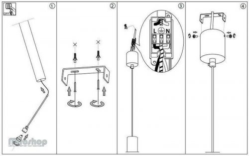 Підвісний світильник Ideal Lux LOOK SP1 RAME (141855) (93856)