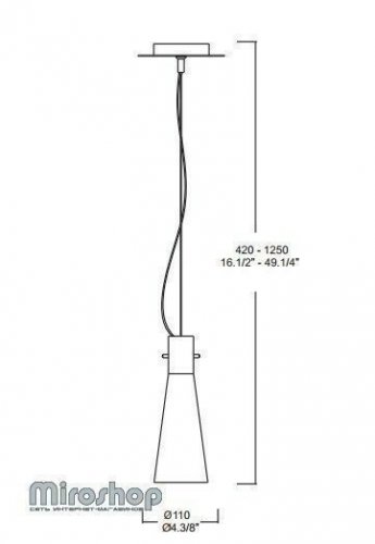Светильник подвесной Ideal Lux KUKY BIANCO SP1 (053448)