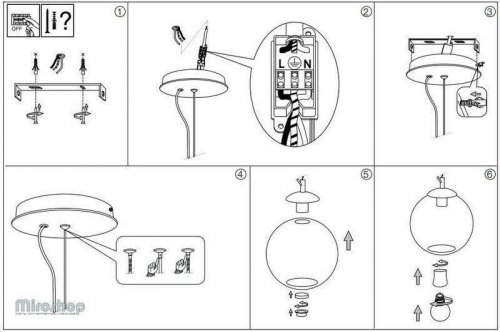 Підвісний світильник Ideal Lux DISCOVERY FADE SP1 D30 (149592) (93815)