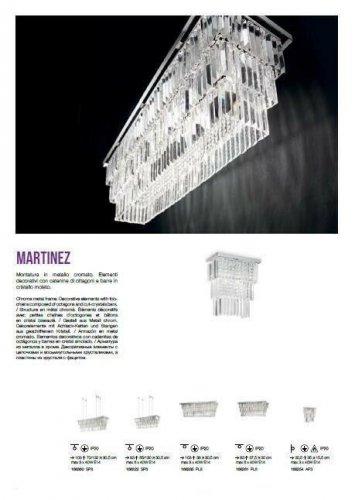 Підвісний світильник Ideal Lux MARTINEZ SP8 (166360) (13420)