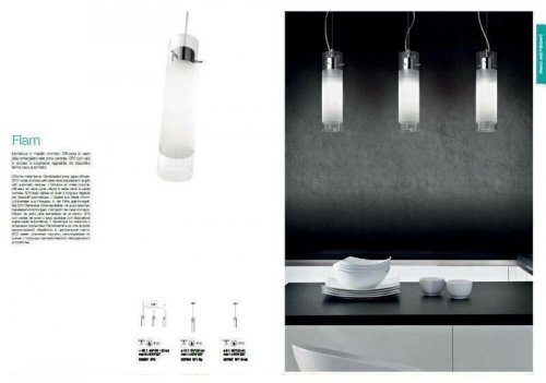 Світильник підвісний Ideal Lux FLAM SP1 SMALL (027357) (48495)