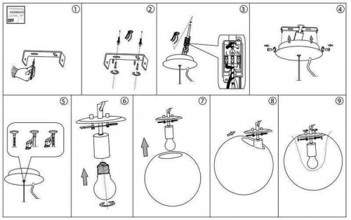 Світильник підвісний Ideal Lux MAPA BIANCO SP1 D20 (009148) (41809)