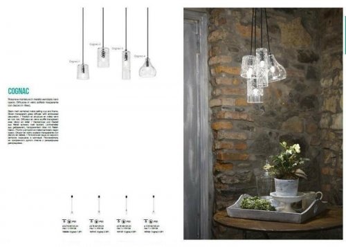 Підвісний світильник Ideal Lux COGNAC-2 SP1 (167015) (13187) 