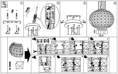 Підвісний світильник Ideal Lux CALYPSO SP5 (044200) (41804)